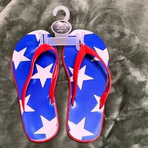 Woman’s Amanda, blue Strappy Flip Flop